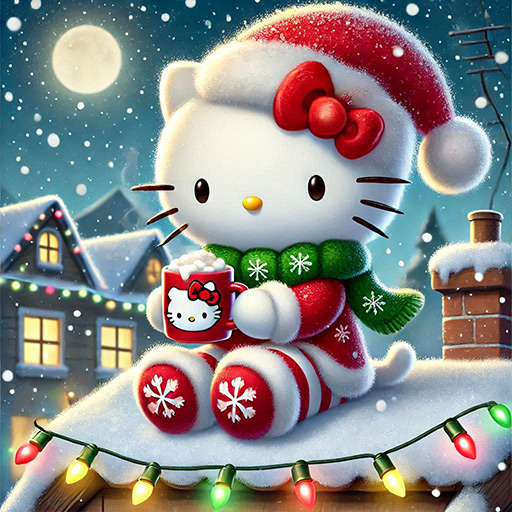 Hello Kitty Christmas Puzzle Festive Holiday